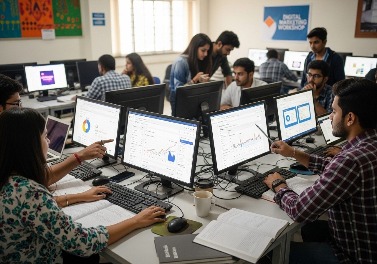 students-learning-seo-social-media-patiala